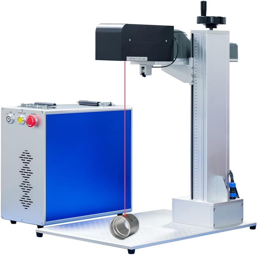 100W 3D Dynamic Fiber Laser Engraver Laser Engraving Machine 1064nm Marking Area 200x200mm Fiber Laser Marking Machine with Feeltek 3D Dynamic Focus System Lenmark Software for Metal Engraving 100W 3D Dynamic Fiber Laser Engraver Laser Engraving Machine 1064nm Marking Area 200x200mm Fiber Laser Marking Machine with Feeltek 3D Dynamic Focus System Lenmark Software for Metal Engraving