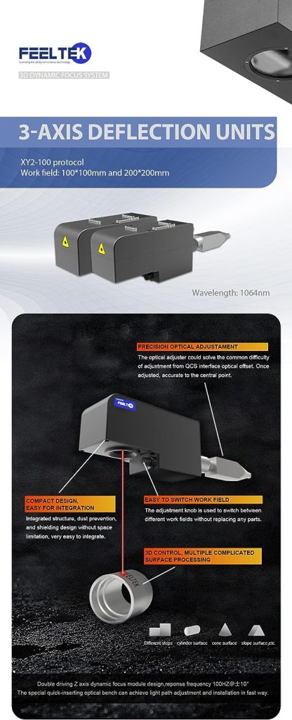 100W 3D Fiber Laser Engraver for Metal 200 * 200mm JPT M7 MOPA Fiber Laser Engraving Machine 3D Laser Engraver Machine with Feeltek Galvanometer Lenmark Software Deep Carving Texture Etching. 100W 3D Fiber Laser Engraver for Metal 200 * 200mm JPT M7 MOPA Fiber Laser Engraving Machine 3D Laser Engraver Machine with Feeltek Galvanometer Lenmark Software Deep Carving Texture Etching.