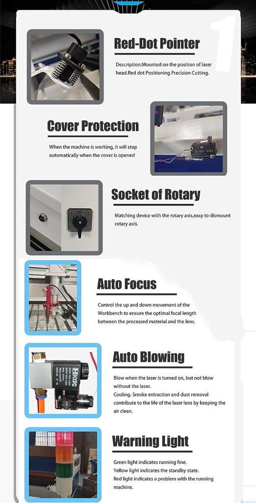 1300x900mm (51 x36) 150W W6 Dual-Head Co2 Mixed Laser Cutter Engraver Metal Non-Metal Laser Cutting Machine with W6 RECI Laser Tube (for Cutting) + W2 RECI (for Engraving) Double Laser Tube 1300x900mm (51 x36) 150W W6 Dual-Head Co2 Mixed Laser Cutter Engraver Metal Non-Metal Laser Cutting Machine with W6 RECI Laser Tube (for Cutting) + W2 RECI (for Engraving) Double Laser Tube