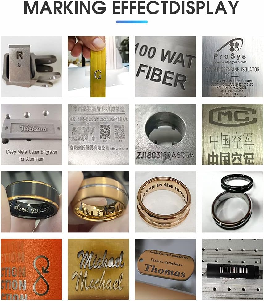 50W Fiber Laser Engraver Fiber Laser Marker with 175×175mm Lens and D69 Rotary Axis Jewellery Marking Ring Marking 50W Fiber Laser Engraver Fiber Laser Marker with 175×175mm Lens and D69 Rotary Axis Jewellery Marking Ring Marking