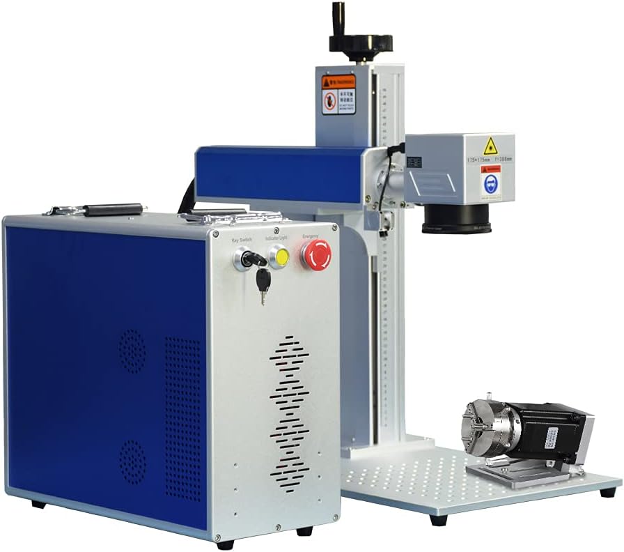 50W Fiber Laser Engraver Fiber Laser Marker with 175×175mm Lens and D69 Rotary Axis Jewellery Marking Ring Marking 50W Fiber Laser Engraver Fiber Laser Marker with 175×175mm Lens and D69 Rotary Axis Jewellery Marking Ring Marking