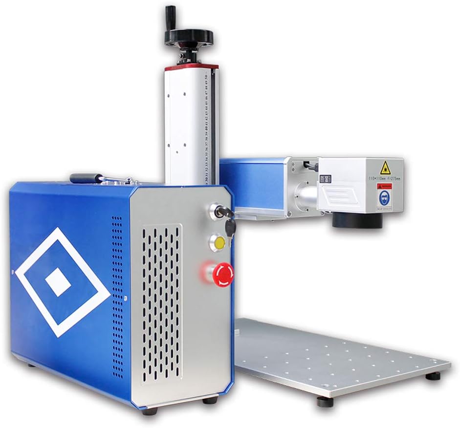50W JPT Fiber Laser Engraver Fiber Laser Marking Machine with 175X175mm Lens for Metal and Nonmetal 50W JPT Fiber Laser Engraver Fiber Laser Marking Machine with 175X175mm Lens for Metal and Nonmetal