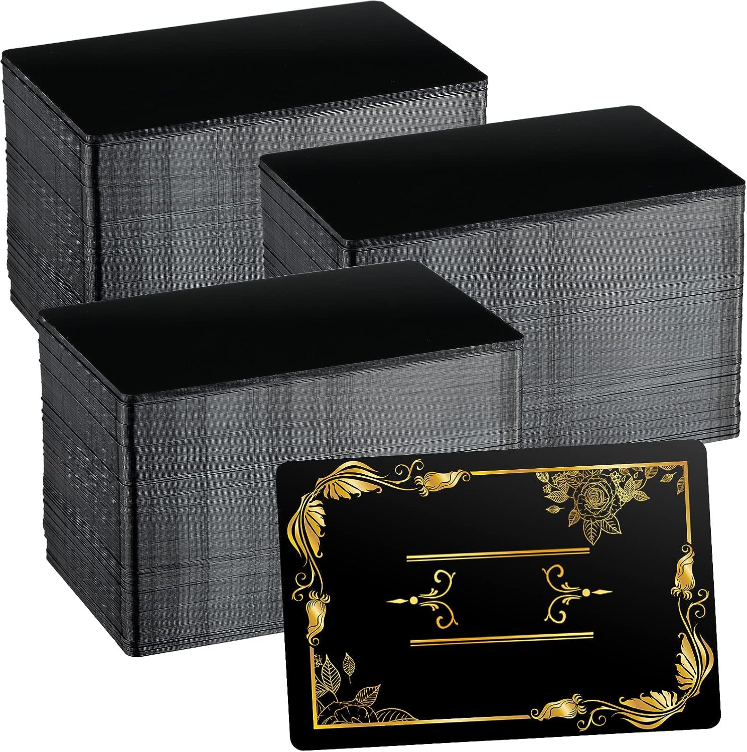 550 Pcs Metal Business Cards Engraving