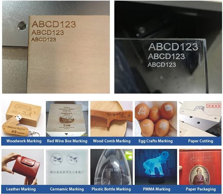 55W Coherent CO2 Galvo Laser Engraver Laser Marking Machine Laser Marker with 175×175mm Lens and D80 Rotary Axis 55W Coherent CO2 Galvo Laser Engraver Laser Marking Machine Laser Marker with 175×175mm Lens and D80 Rotary Axis