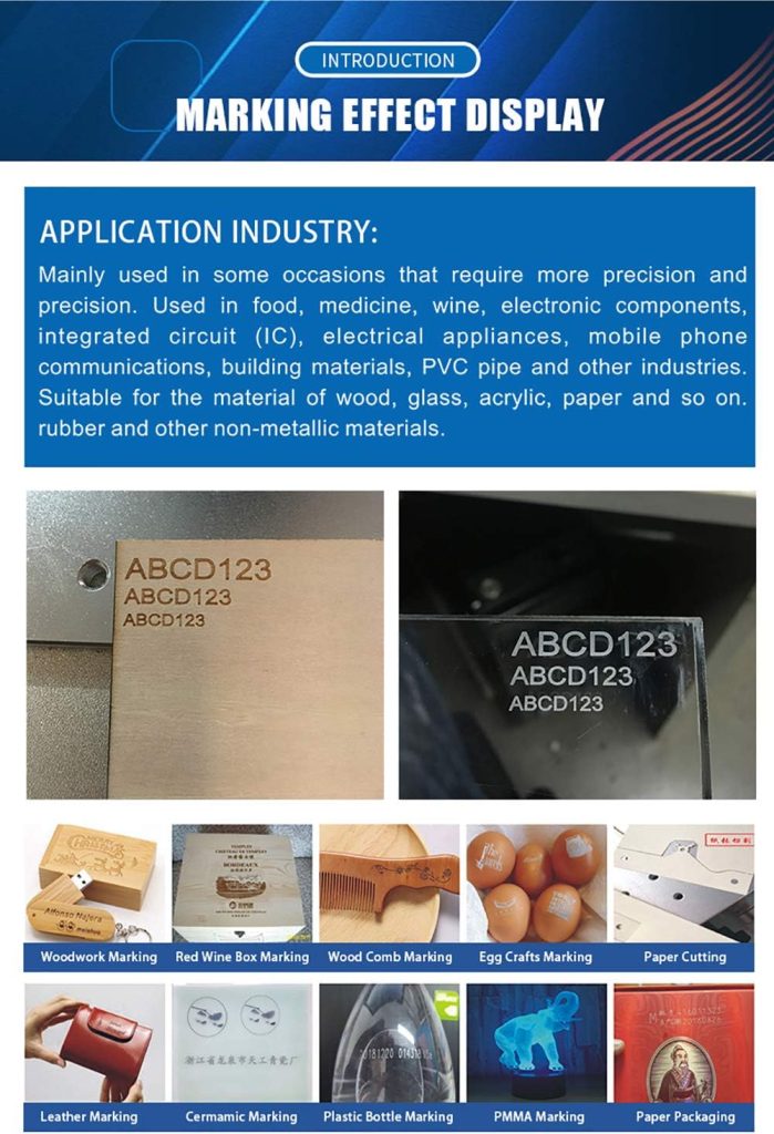 55W Coherent CO2 Laser Engraver Machine Laser Marking Machine for Non-Metal Material 140X140mm Lens with 80mm Rotary 55W Coherent CO2 Laser Engraver Machine Laser Marking Machine for Non-Metal Material 140X140mm Lens with 80mm Rotary