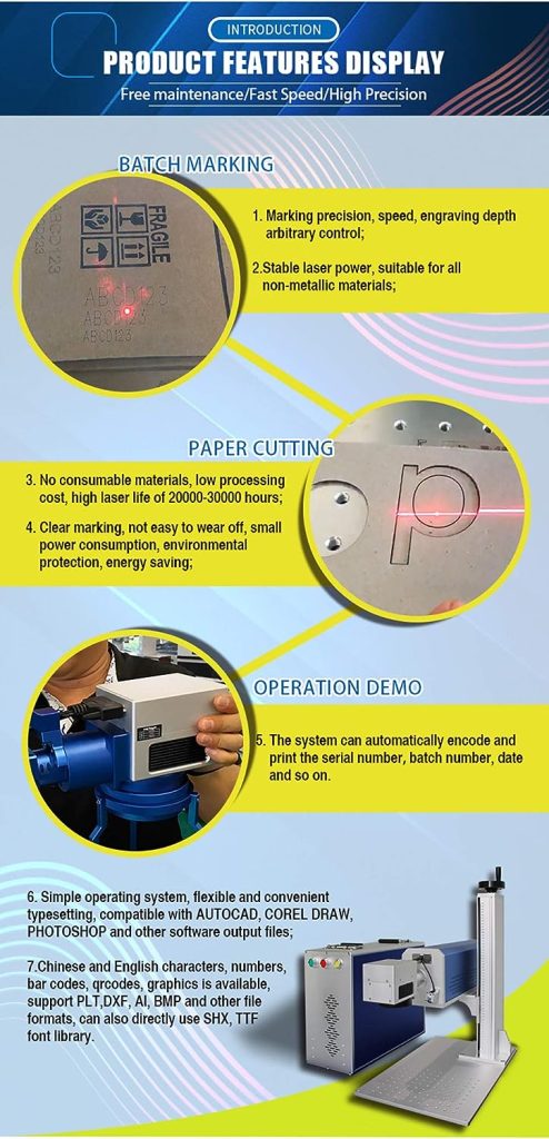 55W Coherent CO2 Laser Engraver Machine Laser Marking Machine for Non-Metal Material 140X140mm Lens with 80mm Rotary 55W Coherent CO2 Laser Engraver Machine Laser Marking Machine for Non-Metal Material 140X140mm Lens with 80mm Rotary