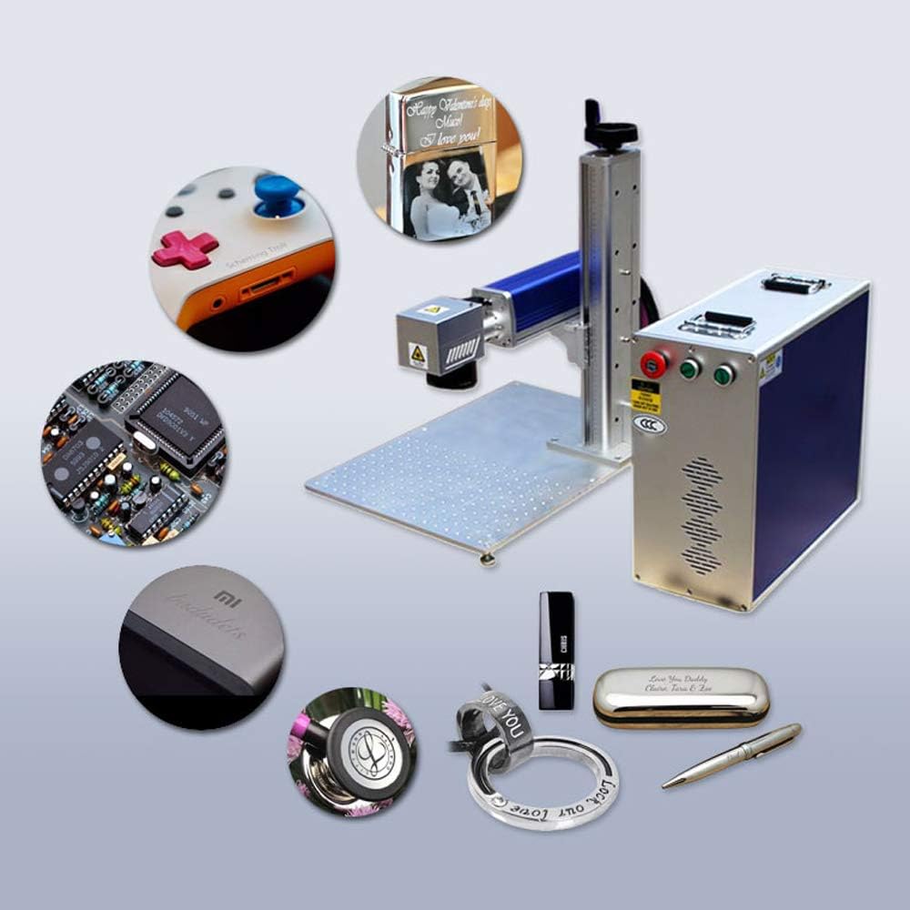CALCA MOPA M6 Fiber Laser Marking Engraving Machine Maker Engraving Aluminum Black Color Marking Engraver Printer 20W / 30W, Rotation Axis, FDA (30W, with Computer, Laser Source (Brand): MAX) CALCA MOPA M6 Fiber Laser Marking Engraving Machine Maker Engraving Aluminum Black Color Marking Engraver Printer 20W / 30W, Rotation Axis, FDA (30W, with Computer, Laser Source (Brand): MAX)
