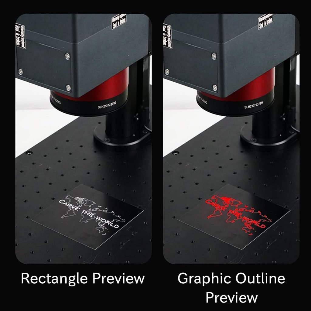 ComMarker 2.5D JPT Mopa 100W Fiber Laser Engraver, EZCAD3.0 Laser Engraving Machine, Compatible with LightBurn and Ezcad Laser Marking Machine for Metal, Jewelry,Tumblers Deep Engraving(175x175mm) ComMarker 2.5D JPT Mopa 100W Fiber Laser Engraver, EZCAD3.0 Laser Engraving Machine, Compatible with LightBurn and Ezcad Laser Marking Machine for Metal, Jewelry,Tumblers Deep Engraving(175x175mm)
