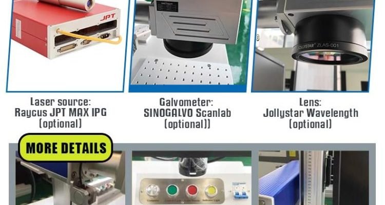 Desktop JPT Fiber Laser Engraver Laser Marking