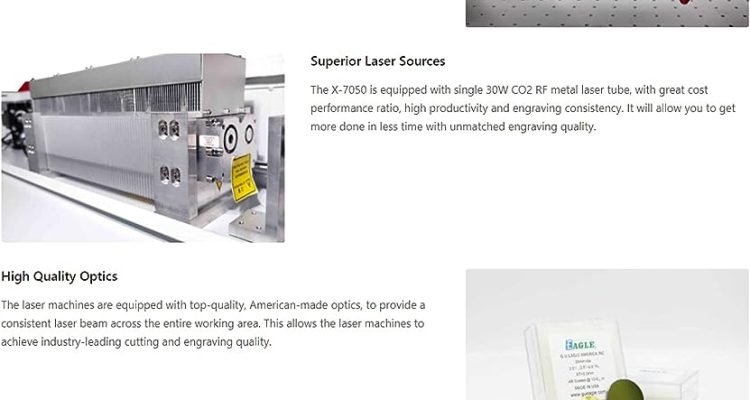 Eagle X-7050 Desktop Laser Machine