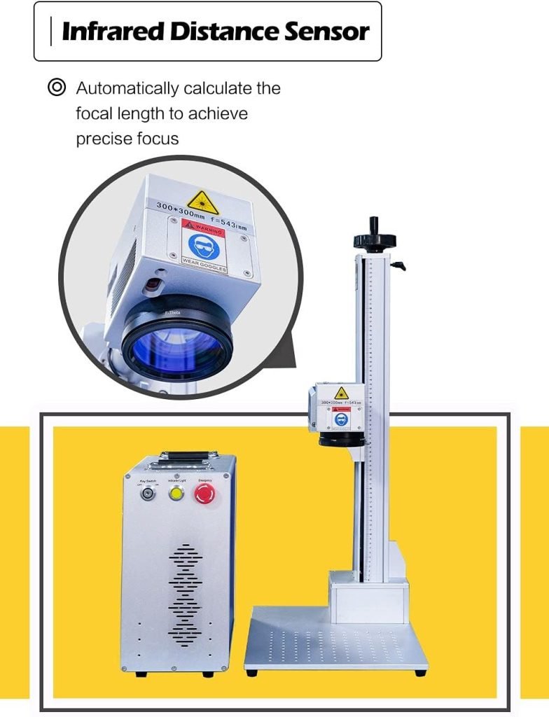 EZCAD 3 Fiber Laser Engraver 80W MOPA M7 JPT Fiber Laser Engraving with D80 Rotary Axis and 175×175mm Lens AF2206S-600 Auto Focus Fiber Laser Marker with Motorized Z Axis EZCAD 3 Fiber Laser Engraver 80W MOPA M7 JPT Fiber Laser Engraving with D80 Rotary Axis and 175×175mm Lens AF2206S-600 Auto Focus Fiber Laser Marker with Motorized Z Axis
