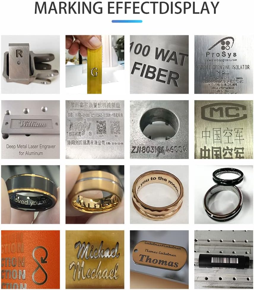 LYXC JPT 100W MOPA M7 Desktop Fiber Laser Marking Machine Metal Parts Engraver Marker Engraving Rotary jewllery Ring Firearms with EZCAD2.0 pre-Installed LYXC JPT 100W MOPA M7 Desktop Fiber Laser Marking Machine Metal Parts Engraver Marker Engraving Rotary jewllery Ring Firearms with EZCAD2.0 pre-Installed