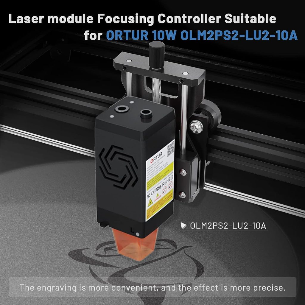 ORTUR Laser Head Focusing Controller for ORTUR Laser Master 3, ORTUR Laser Master 2 S2 Series and ORTUR Laser Master 2 PRO S2 Series Laser Engraver ORTUR Laser Head Focusing Controller for ORTUR Laser Master 3, ORTUR Laser Master 2 S2 Series and ORTUR Laser Master 2 PRO S2 Series Laser Engraver