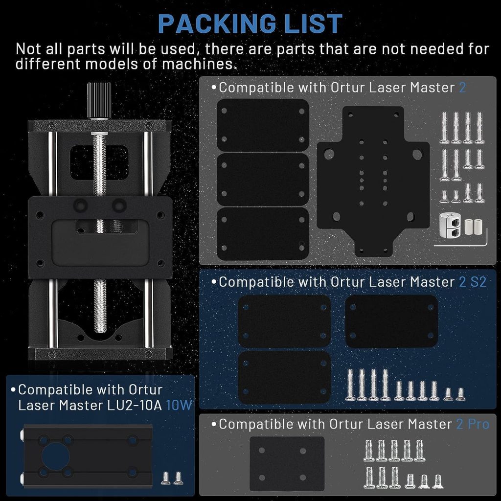 ORTUR Laser Head Focusing Controller for ORTUR Laser Master 3, ORTUR Laser Master 2 S2 Series and ORTUR Laser Master 2 PRO S2 Series Laser Engraver ORTUR Laser Head Focusing Controller for ORTUR Laser Master 3, ORTUR Laser Master 2 S2 Series and ORTUR Laser Master 2 PRO S2 Series Laser Engraver