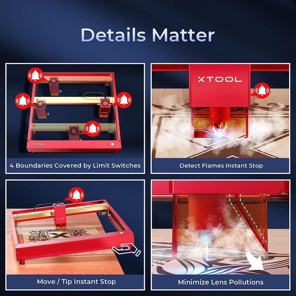 xTool D1 Pro Upgraded Laser Engraver, 10W Dual Output Laser Cutter, 60W Laser Engraving Machine,DIY laser cutter and engraver machine, CNC Laser Engraver for Wood and Metal, Dark Acrylic, etc. xTool D1 Pro Upgraded Laser Engraver, 10W Dual Output Laser Cutter, 60W Laser Engraving Machine,DIY laser cutter and engraver machine, CNC Laser Engraver for Wood and Metal, Dark Acrylic, etc.