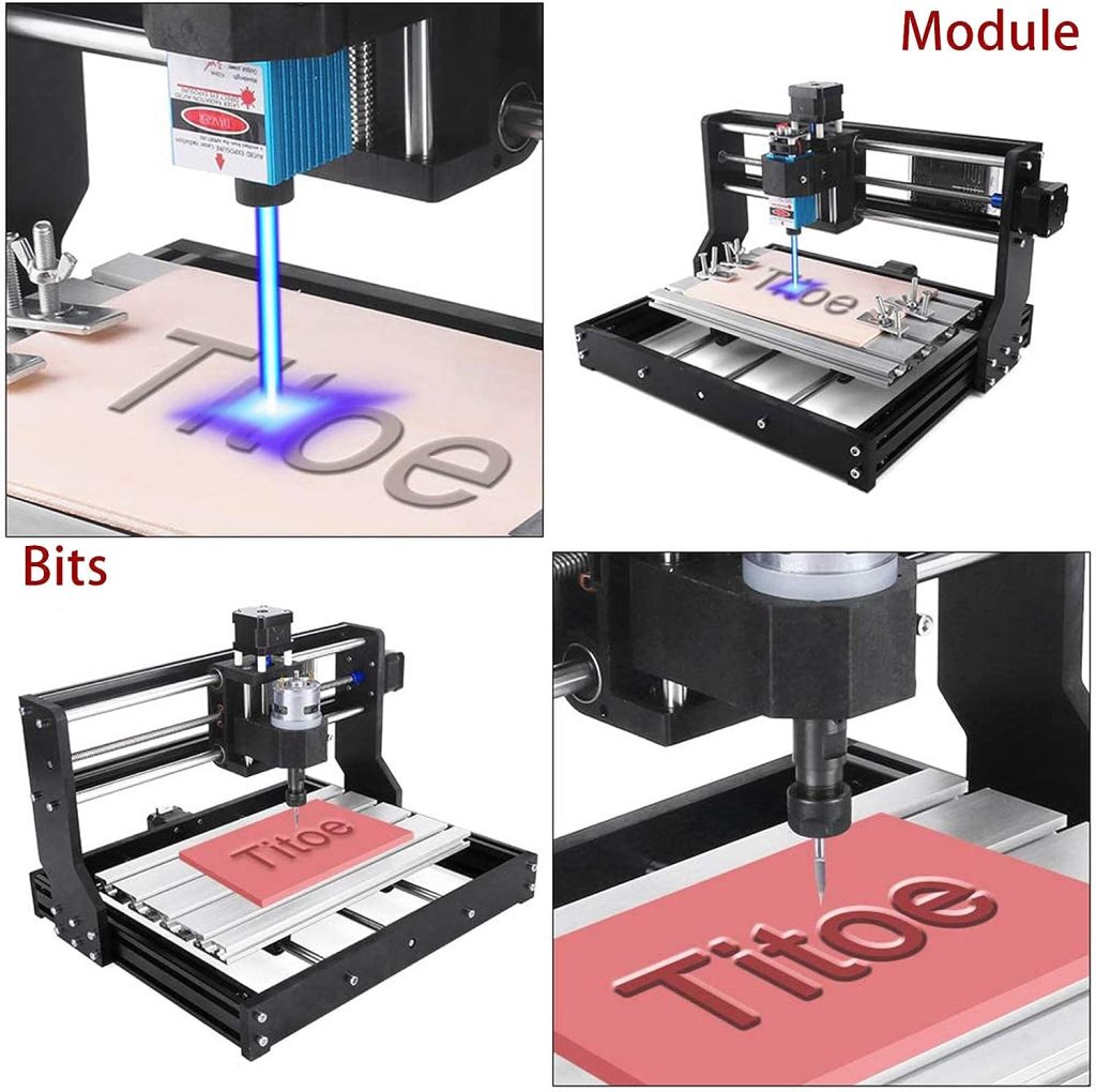 2 in 1 7000mW CNC 3018 Pro Engraver Machine,GRBL Control 3 Axis DIY Router Kit Plastic Acrylic PCB PVC Wood Carving Milling Engraving Machine with Offline Controller+10PCS Router Bit 2 in 1 7000mW CNC 3018 Pro Engraver Machine,GRBL Control 3 Axis DIY Router Kit Plastic Acrylic PCB PVC Wood Carving Milling Engraving Machine with Offline Controller+10PCS Router Bit